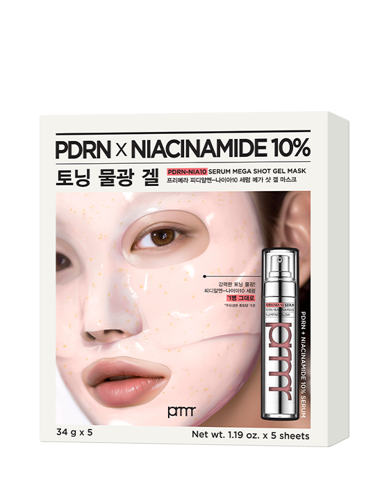피디알엔-나이아10 세럼 메가 샷 겔 마스크 5매입