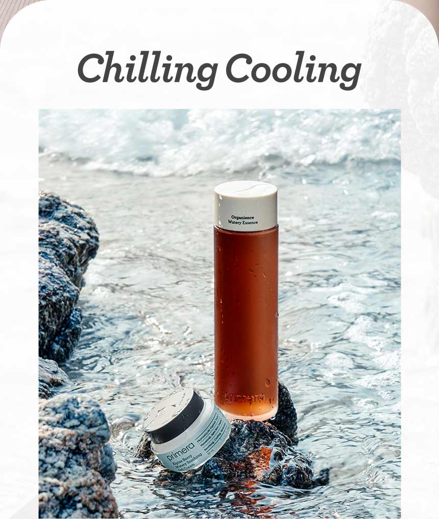 Chilling cooling 알파인 베리 워터리 수딩 젤크림, 오가니언스 워터리 에센스
